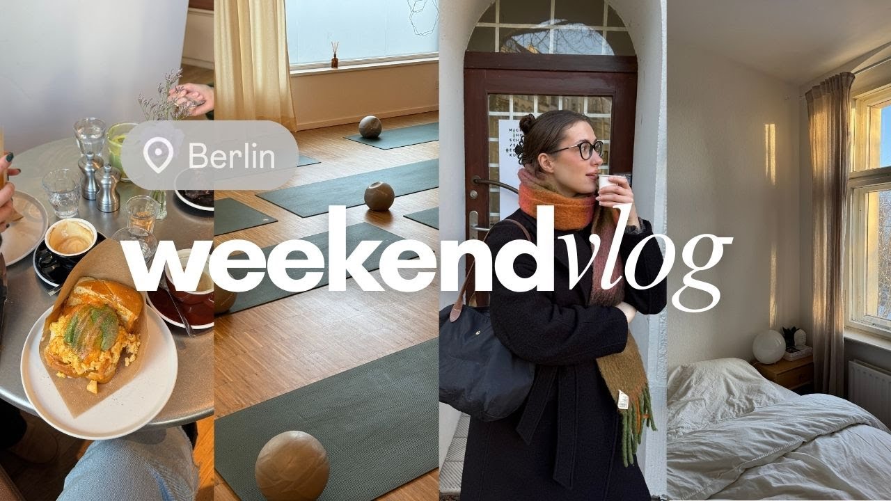 Spend the weekend with me in berlin 🥑🧺 comfort food, pilates mit den girls & deep clean // vlog