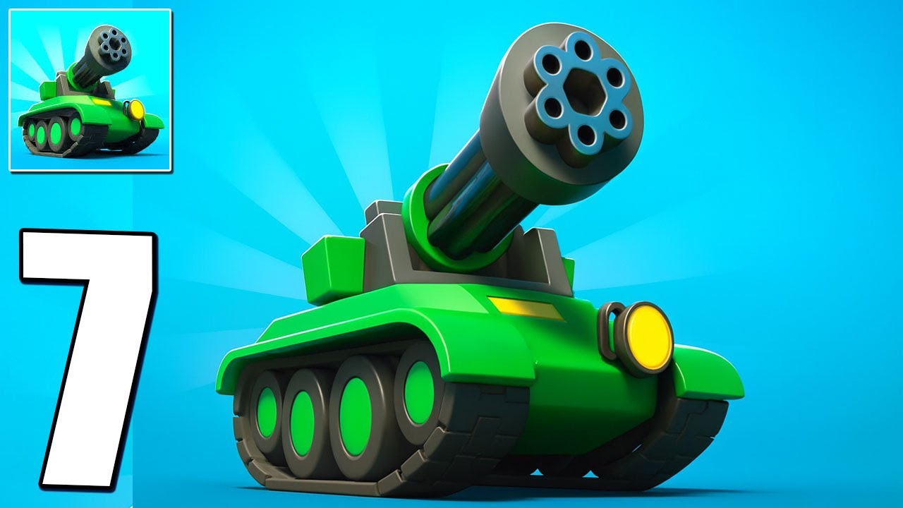 Tank Sniper - Gameplay Walkthrough Part 7 - Shooting, Update, Merge and Battle (Android,iOS)