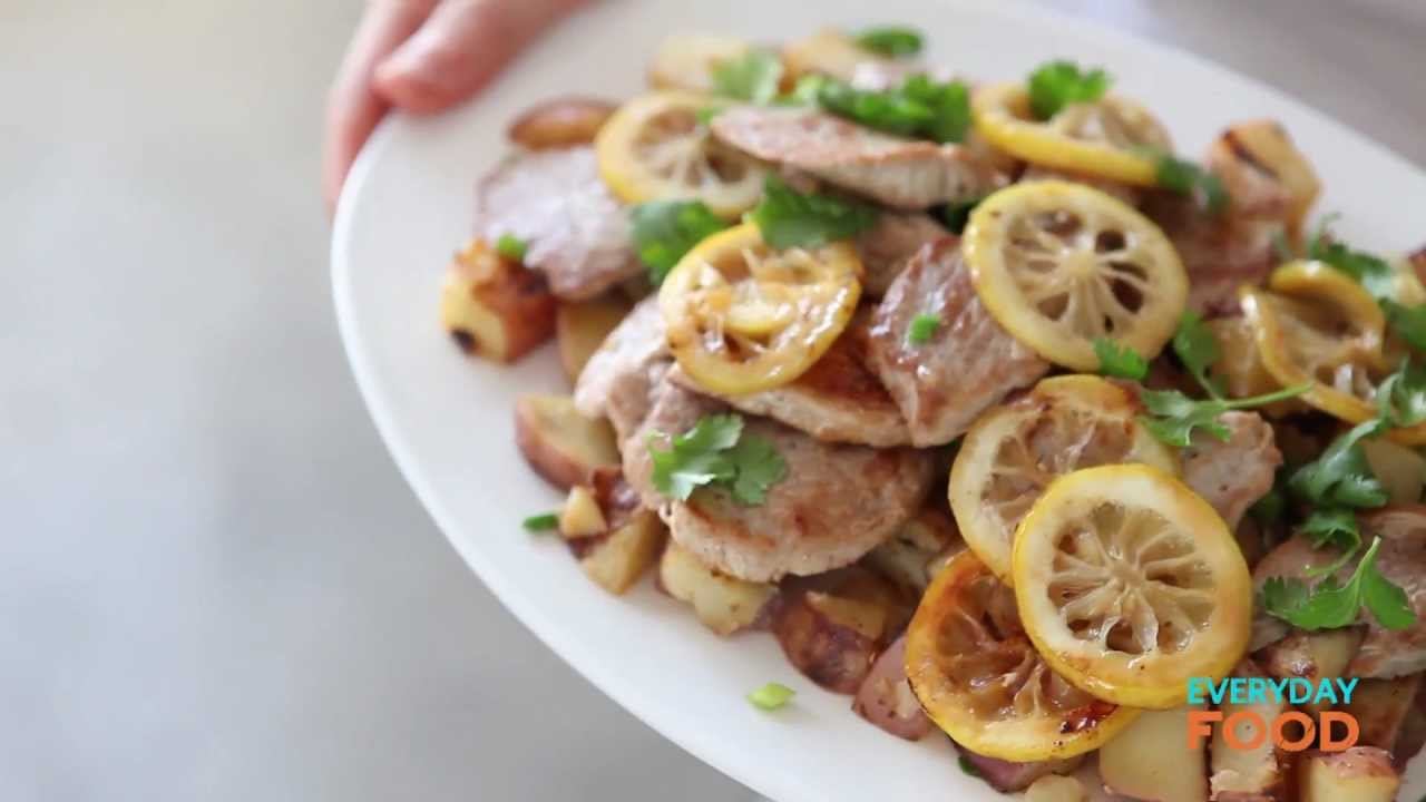 Pan-Seared Pork with Potatoes and Lemon | Everyday Food with Sarah Carey
