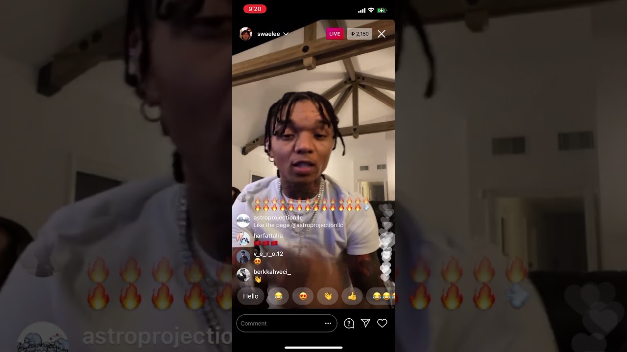 Swae Lee Instagram Live January 26, 2021