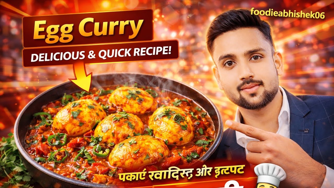 Desi Anda Curry Recipe 🍳 | Ghar Jaisa Swad | Easy Egg Curry | foodieabhishek06