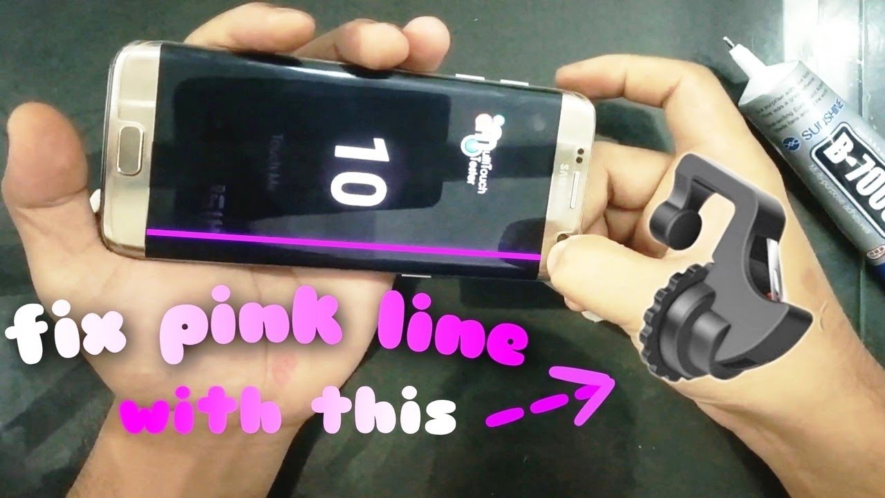 Easy way to fix pink line in amoled display