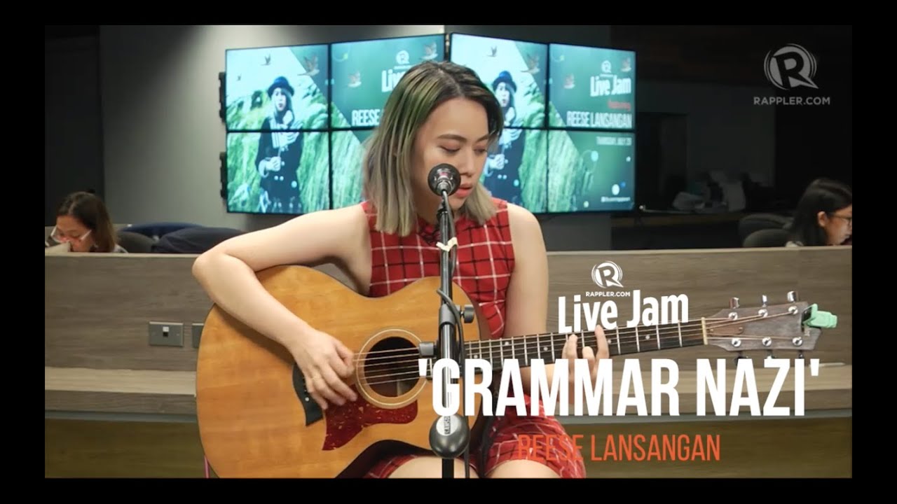 Reese Lansangan – 'Grammar Nazi' (Rappler Live Jam)