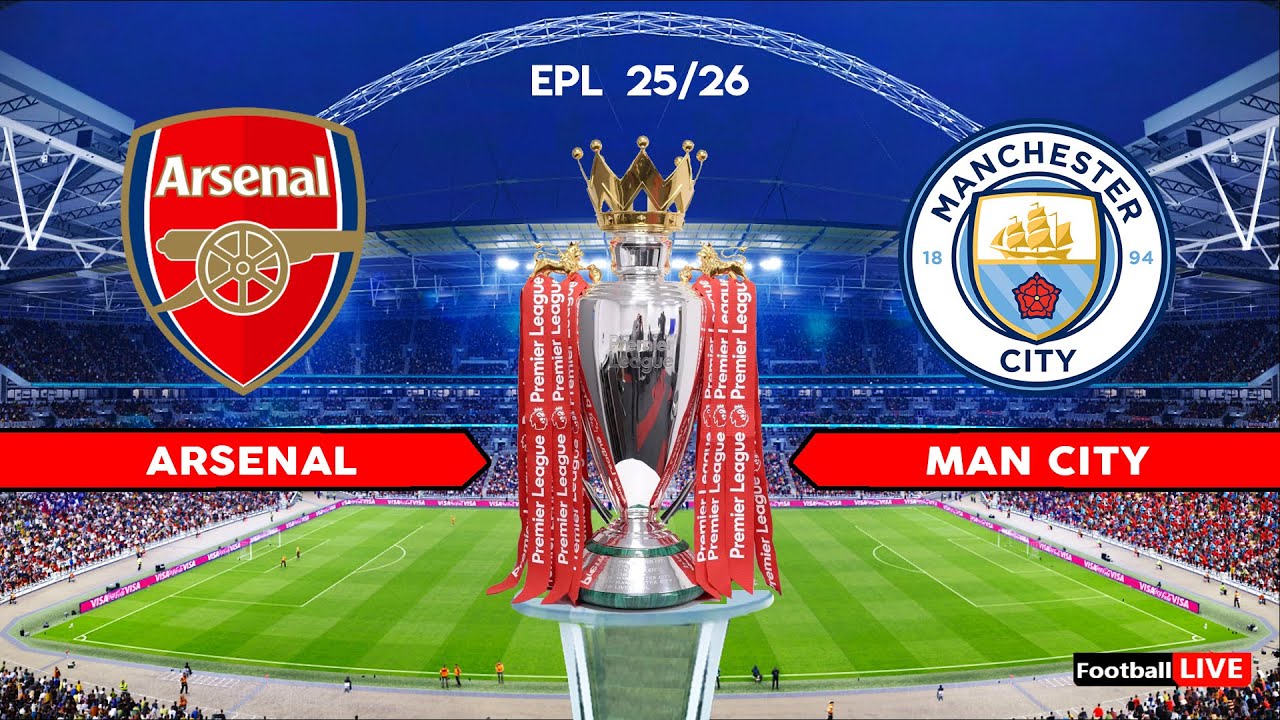 Arsenal vs Manchester City - Premier League 2025/26 EPL | Full Match All Goals | Simulation PES