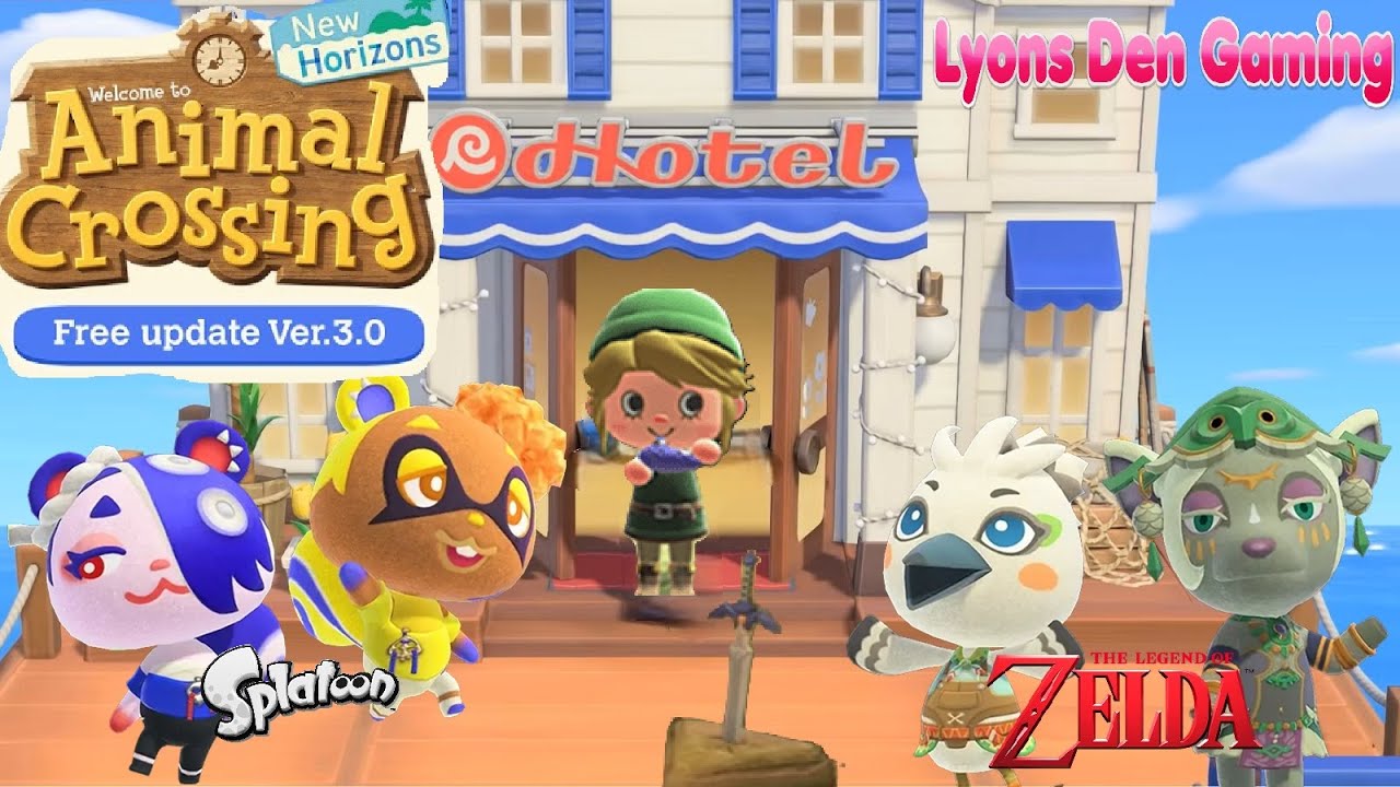 Animal Crossing NH BRAND NEW HOTEL and STACKED CRAFTING IS HERE!!!! 🦁✌️🐟🦋🌼 (ACNH Episode #27)