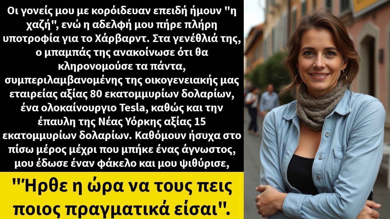 Οι γονείς μου με κορόιδευαν επειδή ήμουν "η χαζή", ενώ η αδελφή μου πήρε πλήρη υποτροφία για το