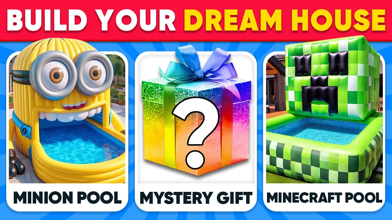Would You Rather - Build Your Dream Mystery House 🤑🏡🌈🎁 MYSTERY Gift Edition