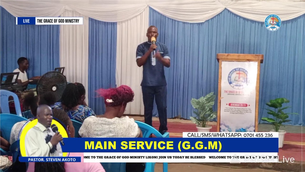 SUNDAY LIVE BROADCAST  ll  THE GRACE MINISTRY ll PST. STEVEN MINISTERING
