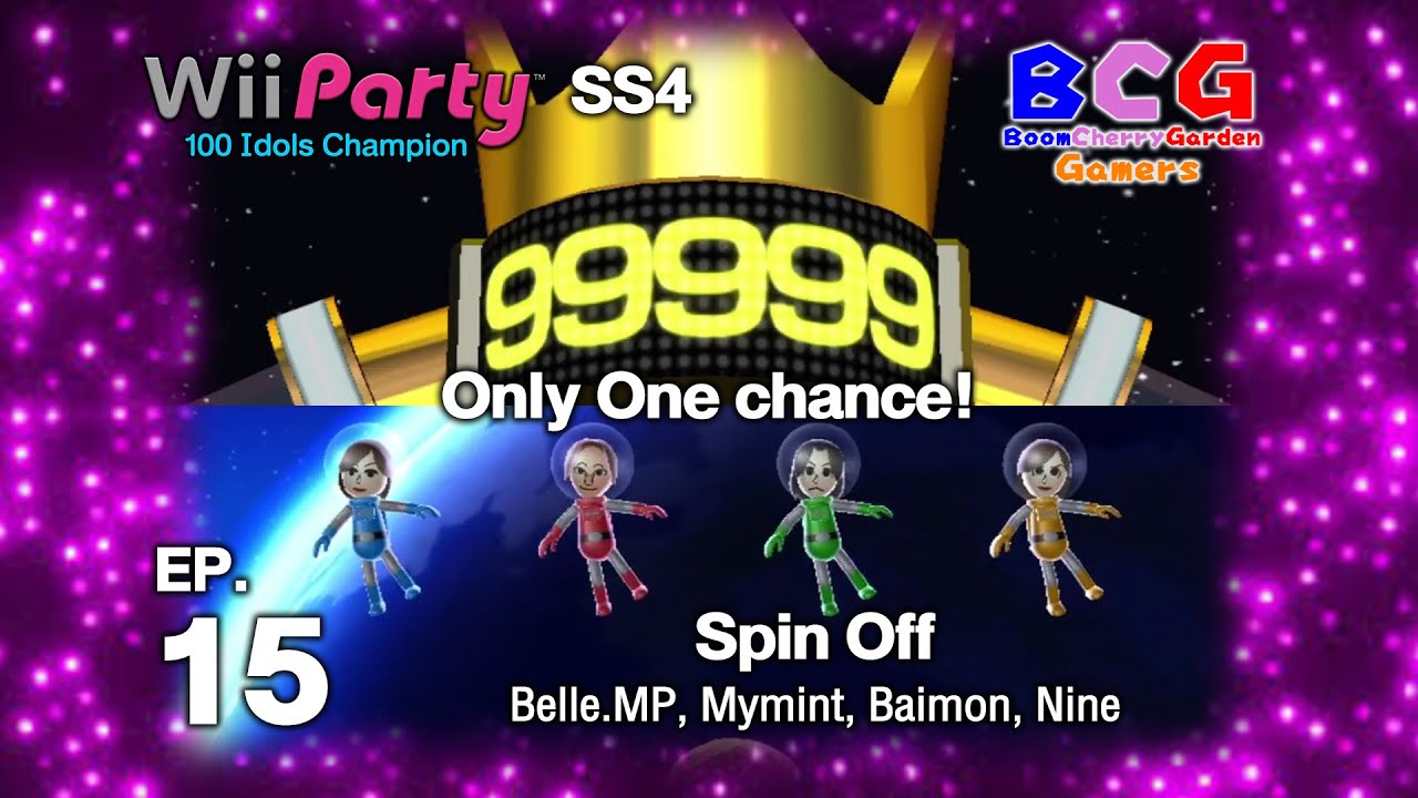 Wii Party 100 Idols Champion SS4 Ep 15 Spin Off Round 1 Game 15-4 Players