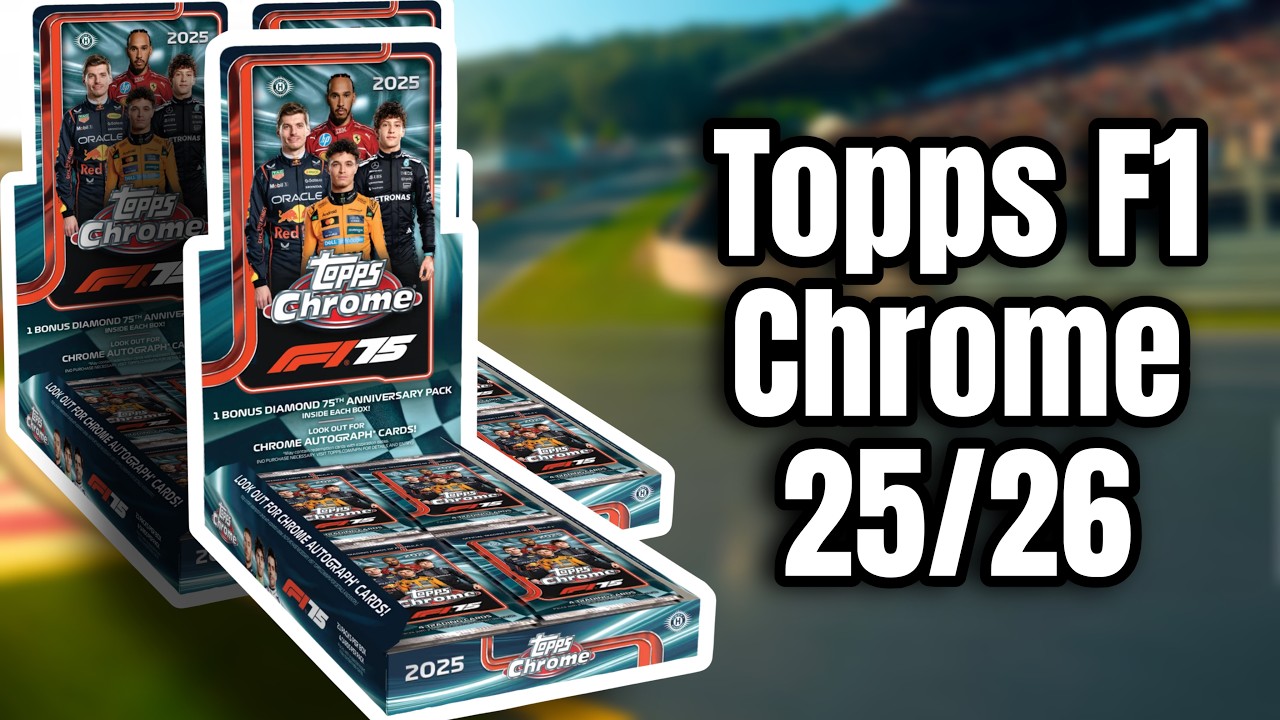 3 BOXES of Topps Chrome F1 25/26! Huge Pulls & Future Stars Inside 🔥 #topps #f1 #formula1