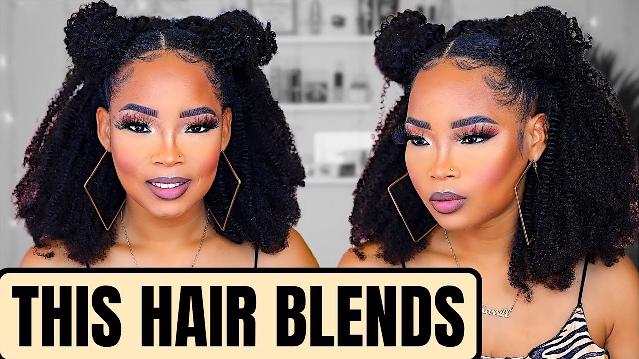 Natural Hairstyle | CURLY Hair Clip-In Extensions | Amazing Beauty