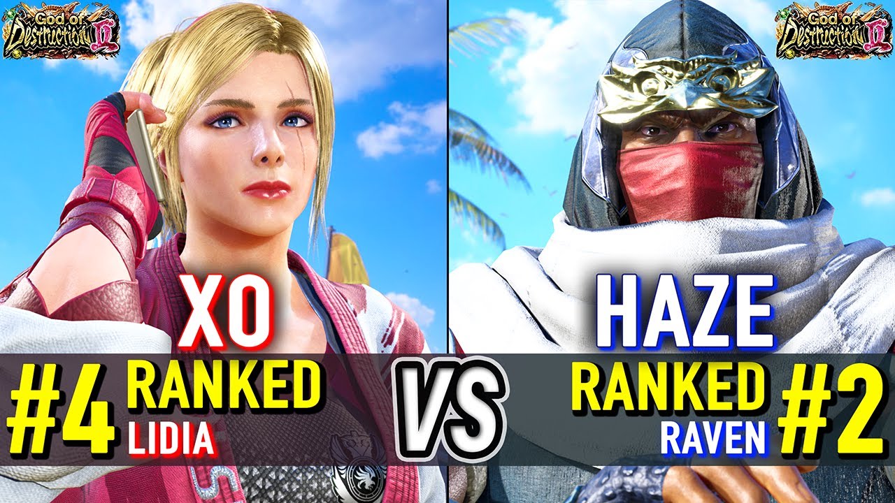 T8 🔥 XO (#4 Ranked Lidia) vs HAZE (#2 Ranked Raven) 🔥 Tekken 8 High Level Gameplay