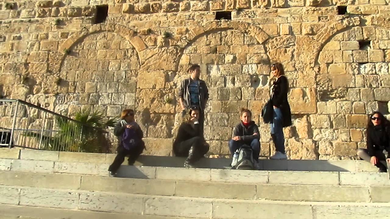The main entrance to the Jewish Temple in Jerusalem (Huldah Gate)