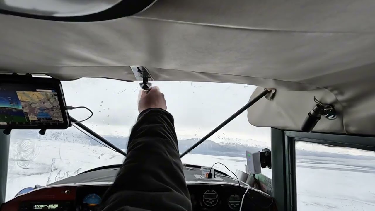 Winter flying in Alaska can be a challenge. Finally a little air time!