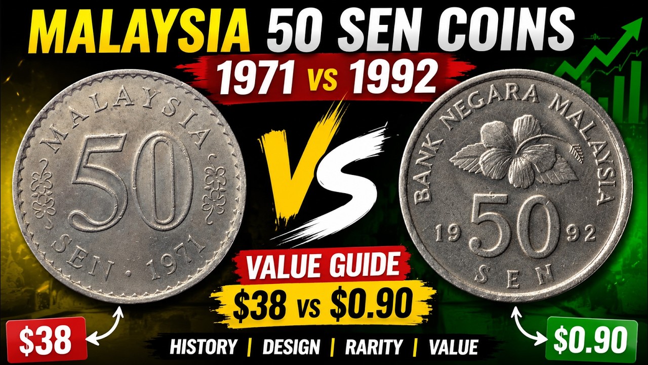 TOP Rare Malaysia 50 Sen Coins Worth Money! 1971 & 1992 Coin Value Explained