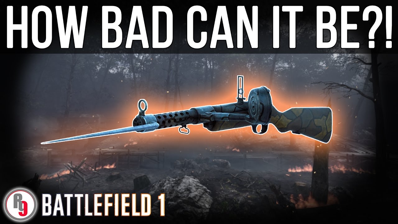 Least used Submachine Gun in Battlefield 1?
