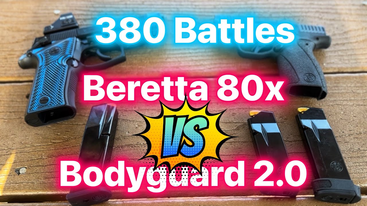 S&W Bodyguard 2.0 380 vs Beretta Cheetah 80x Review and Comparison!  The 380 Battles