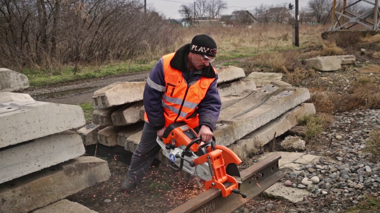 Rail Cutting Machine RRS-80 designed for fast and efficient cutting of maximum strength rails