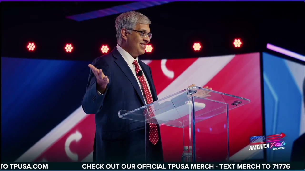 NIH Director Dr. Jay Bhattacharya at AmFest 2025 — Vision for Science, Health & American Research