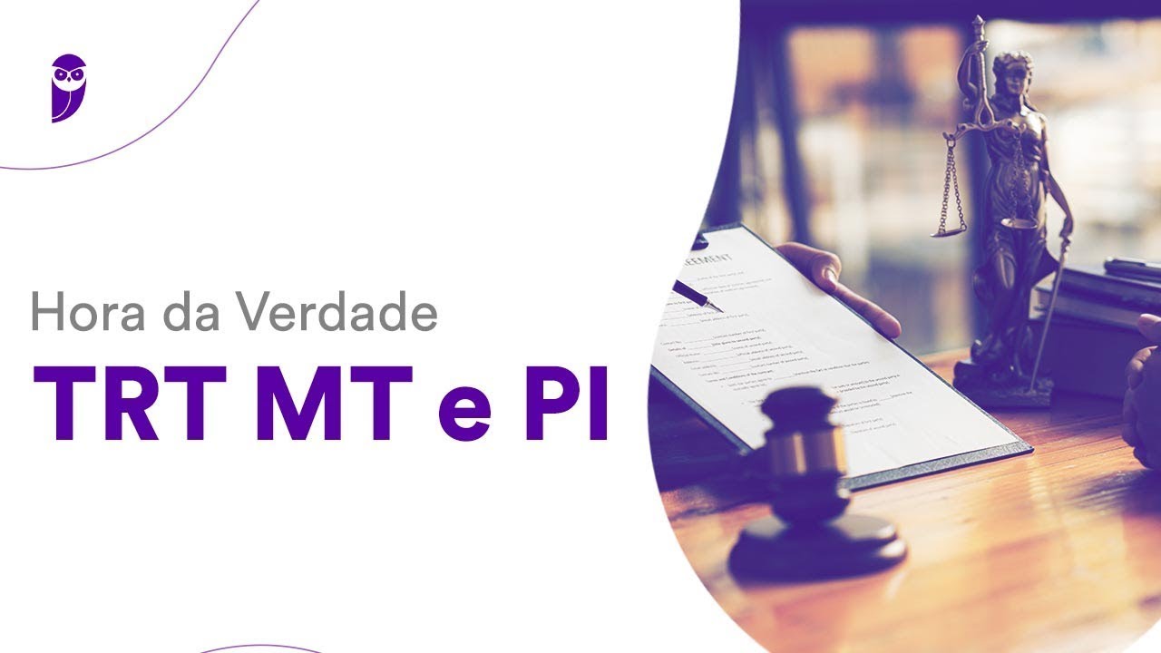 Hora da Verdade TRT PI - Legisla&ccedil;&atilde;o TRT PI - Prof. G&eacute;ssica Ehle
