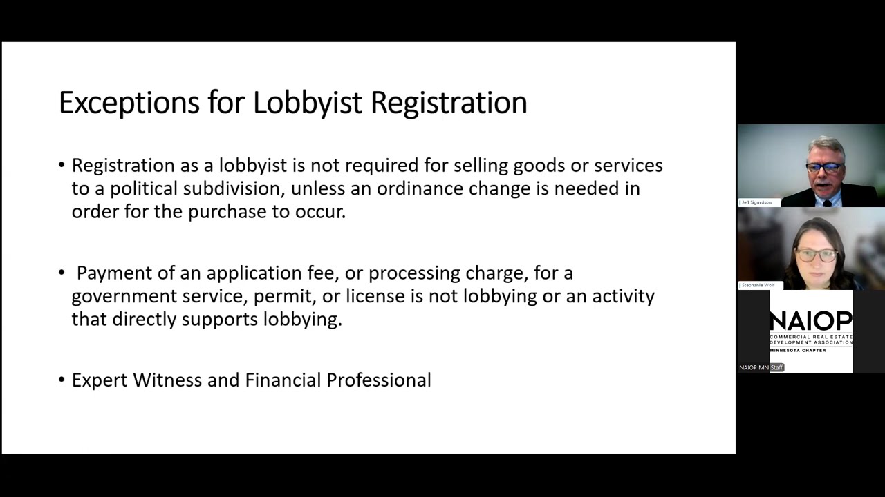 What CRE Professionals Need to Know about MN's Lobbyist Law (Jan. 15, 2026)