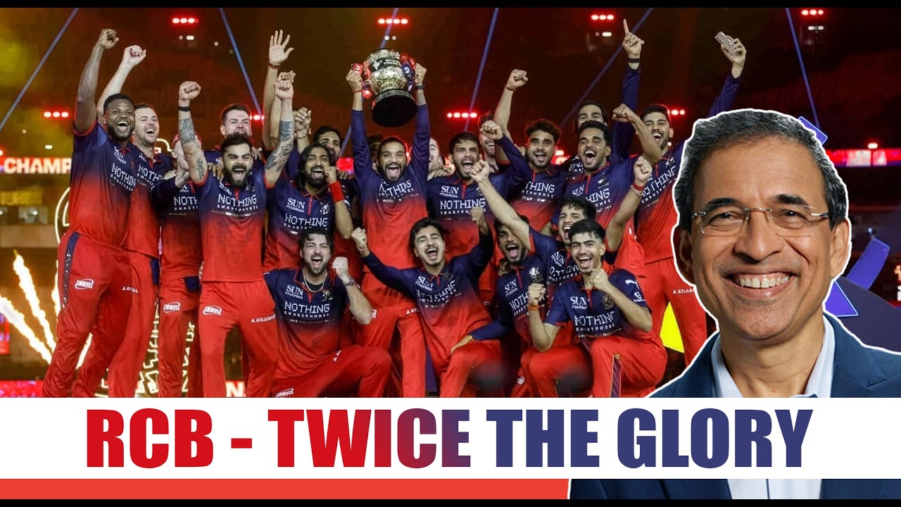 Harsha Bhogle on RCB's twin IPL glory