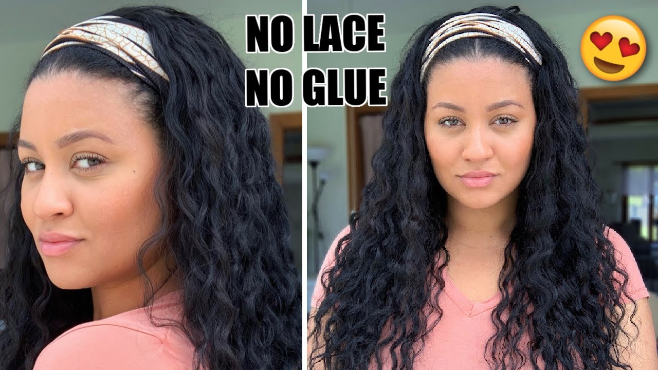 Perfect and affordable HEADBAND WIG (no lace, glueless, easy) ft UNice Hair