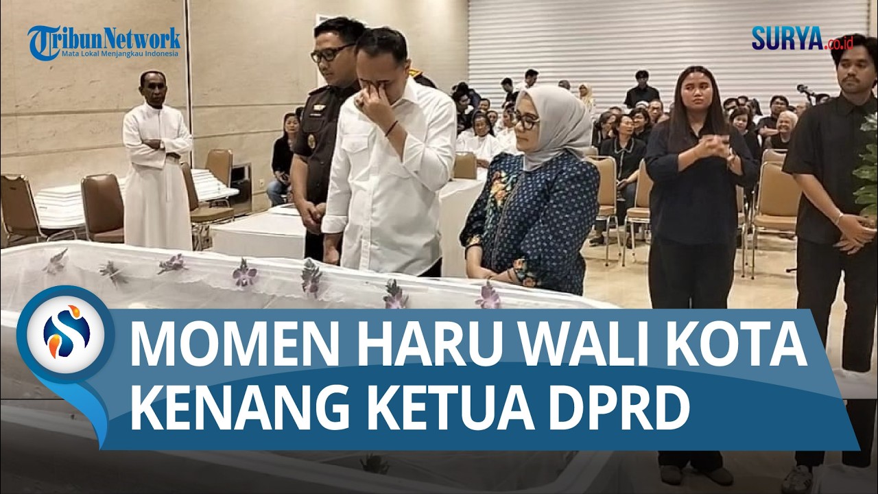 Ketua DPRD Surabaya Wafat, Momen Haru Wali Kota Surabaya Eri Cahyadi Kenang Adi Sutarwijono