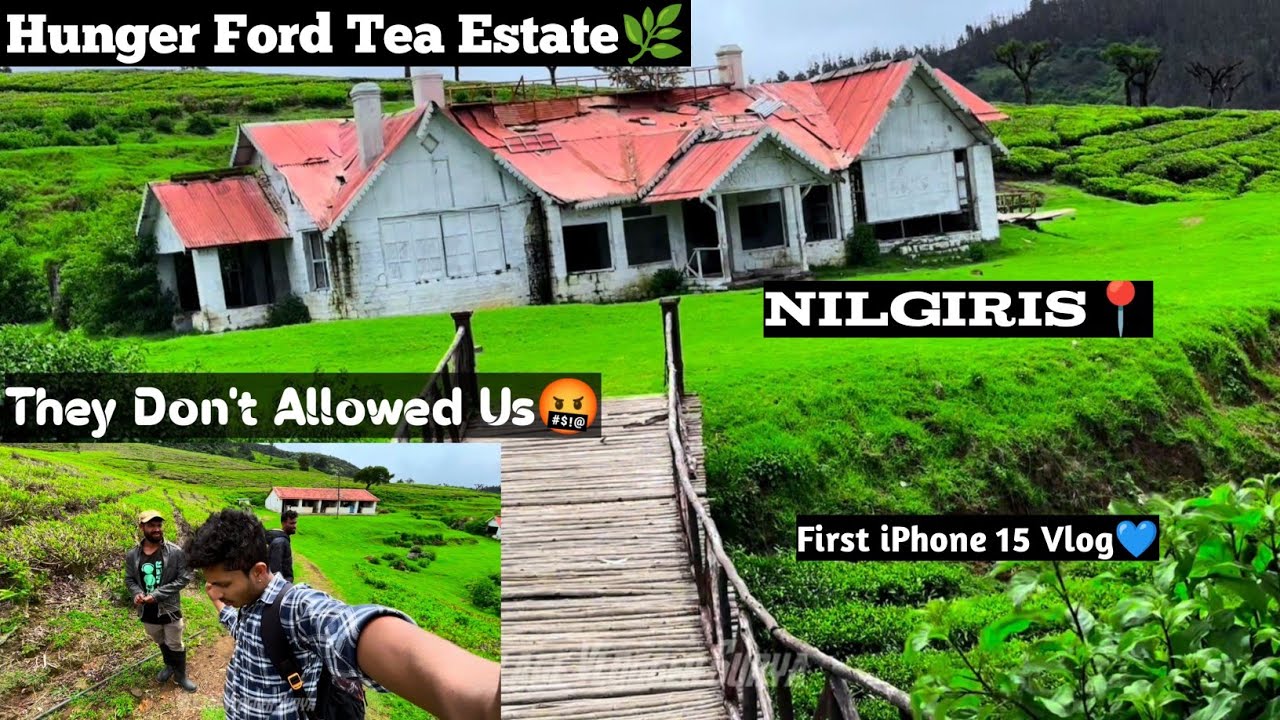 Hunger Ford Tea Estate 🌿/ Hidden Spot in Nilgiris📍/Moto Vlog/Our First Iphone 15 Vlog 🤩/#vvssqad#vvs