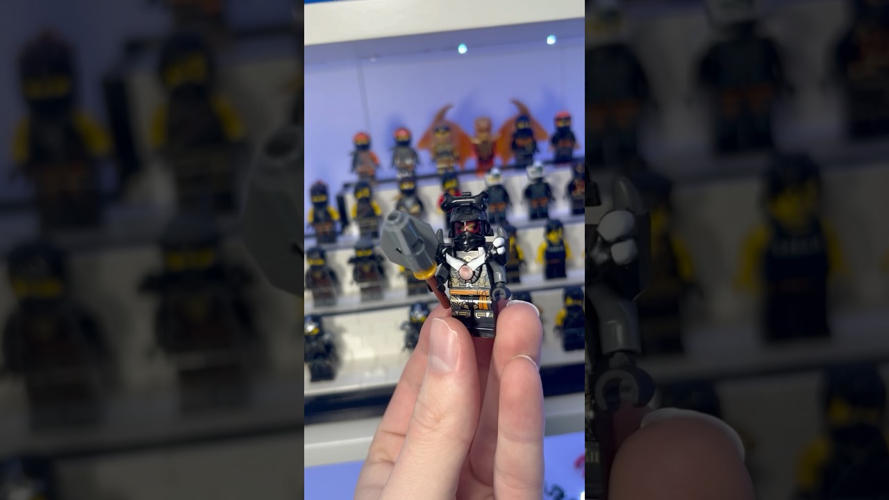 Custom Evil Cole Ninjago Minifigure !? #lego #legoninjago #viralshort