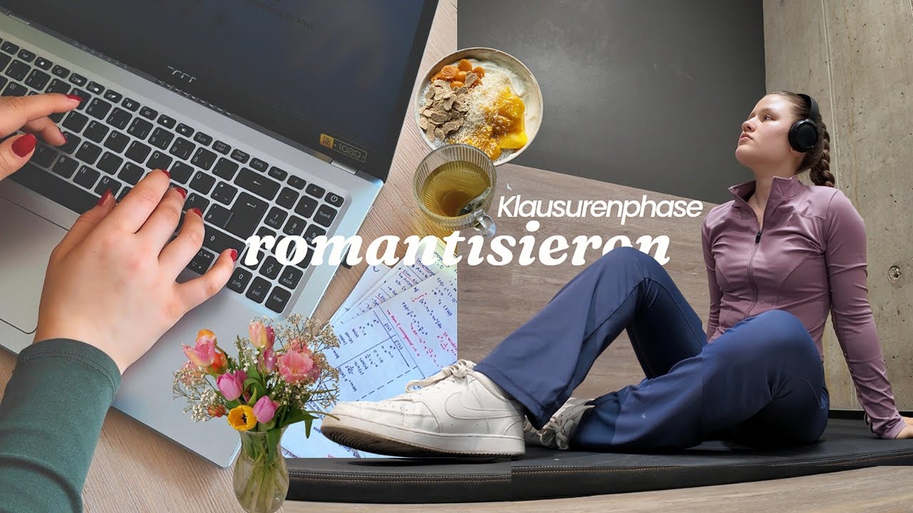 Mein Leben in der Klausurenphase romantisieren (Disziplin ohne Burnout) ☆ vlog 