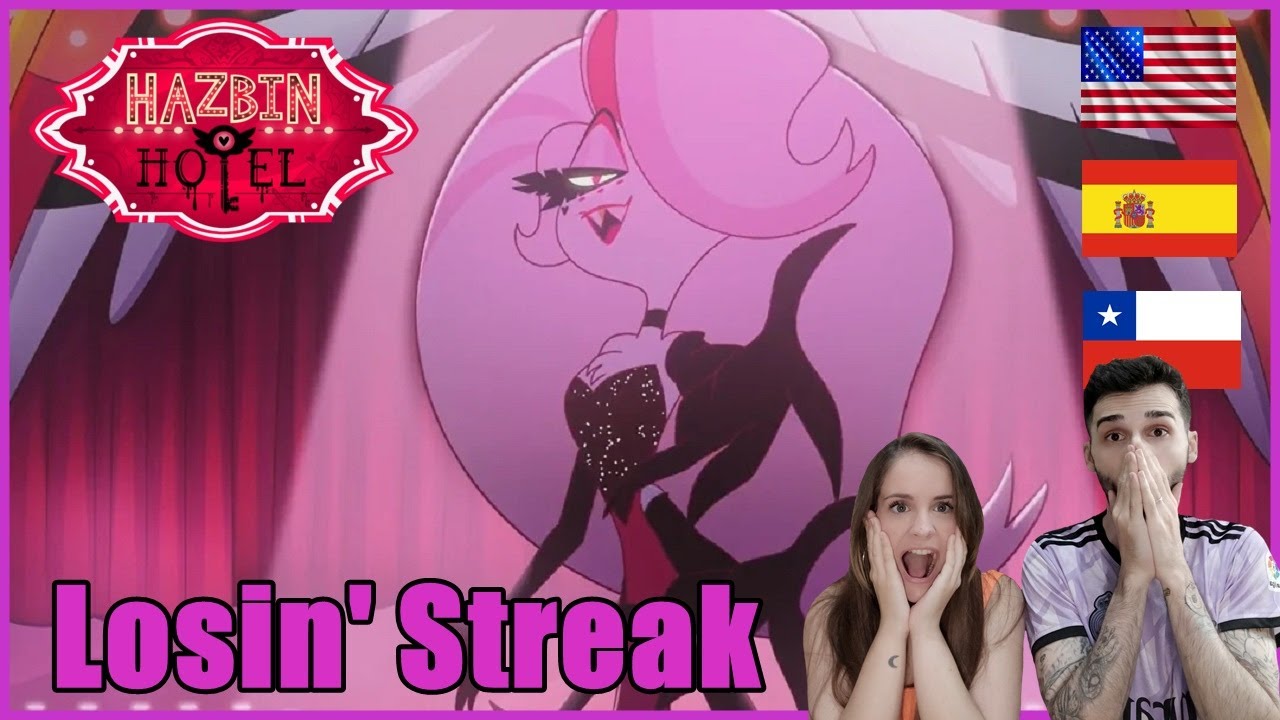 ESPAÑOLES REACCIONAN A DOBLAJE LATINO VS ESPAÑOL VS INGLES DE HAZBIN HOTEL - LOSIN´STREAK