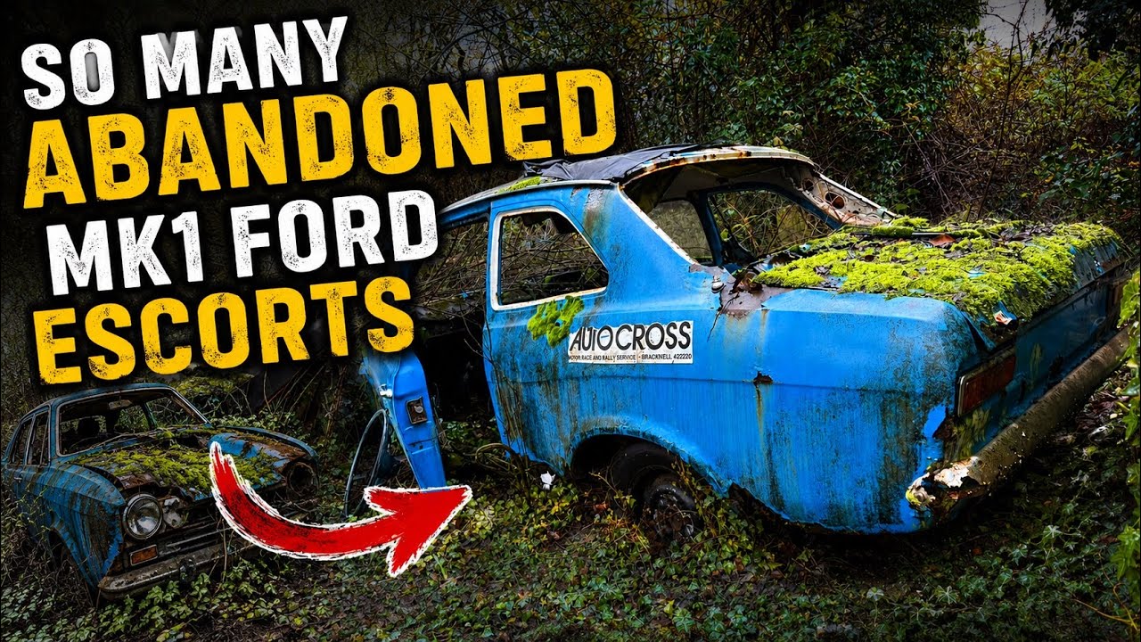 Кладбище брошенных автомобилей Ford Escort MK1