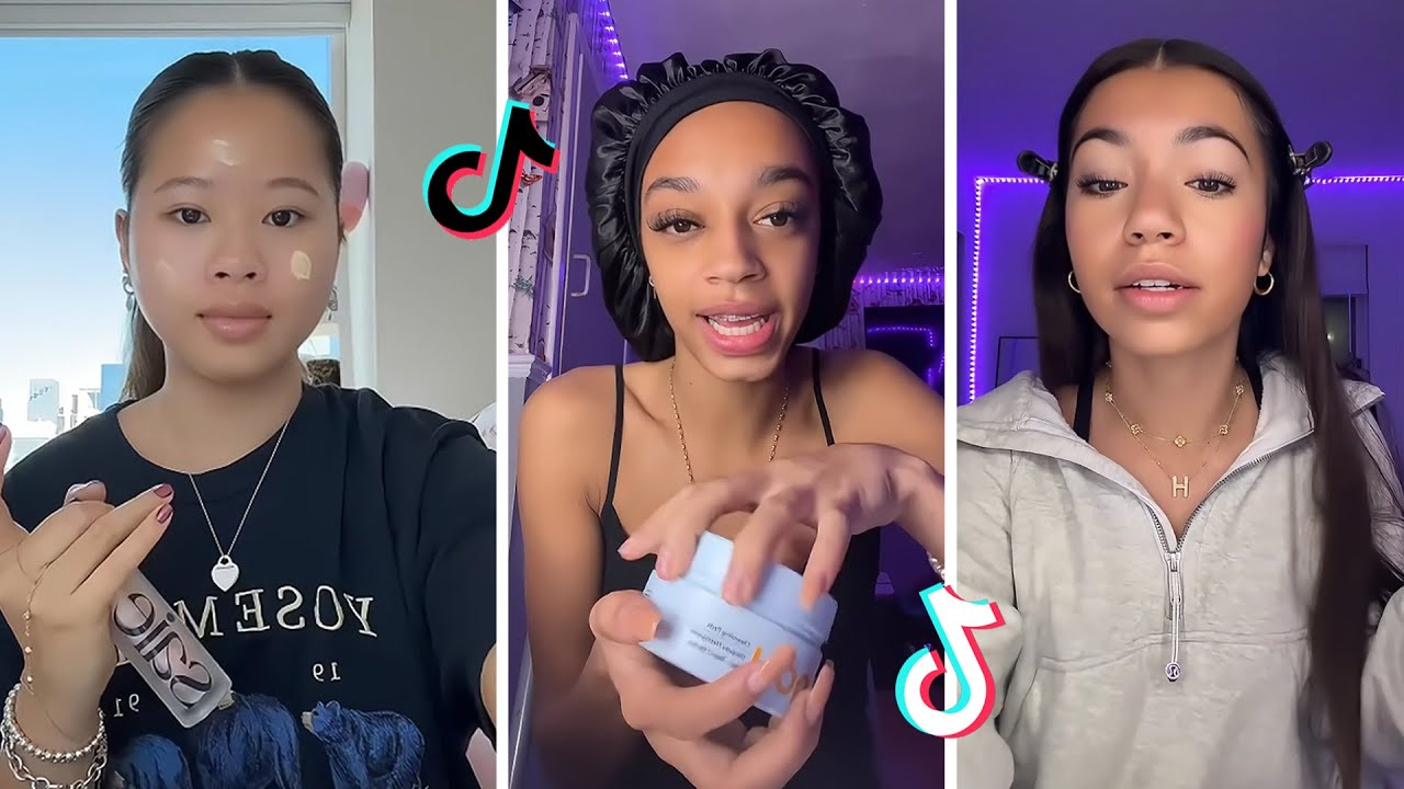 Makeup Tutorial Tiktok Compilation - GRWM  ( Get Ready With Me ) ❤️(Skincare, Makeup, Outfits) 1035🥰