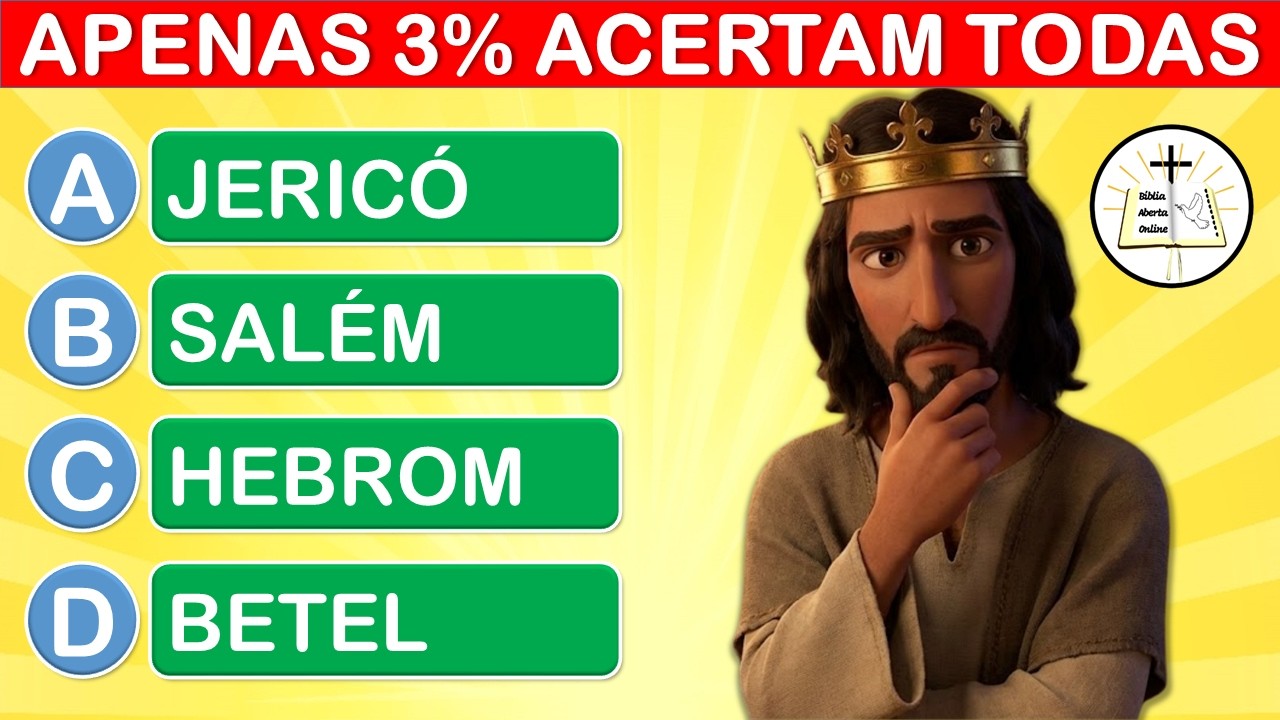 20 PERGUNTAS BÍBLICAS SOBRE O LIVRO DE HEBREUS - QUIZ BÍBLICO