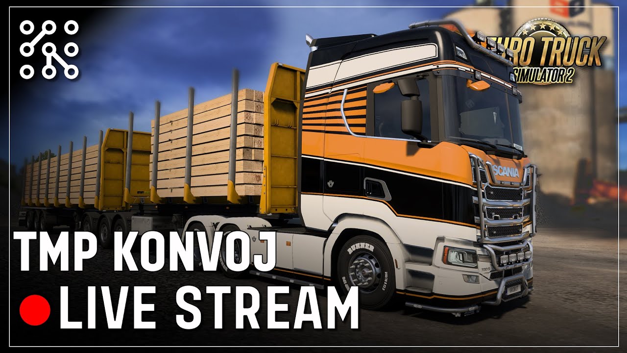 LIVE STREAM -  TMP KONVOJ  | EURO TRUCK SIMULATOR 2 CZ - ETS2