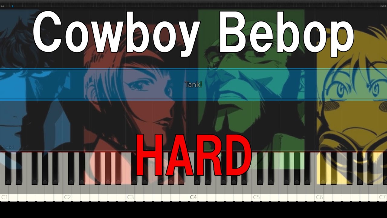 COWBOY BEBOP OP (Tank!) - Piano arrange