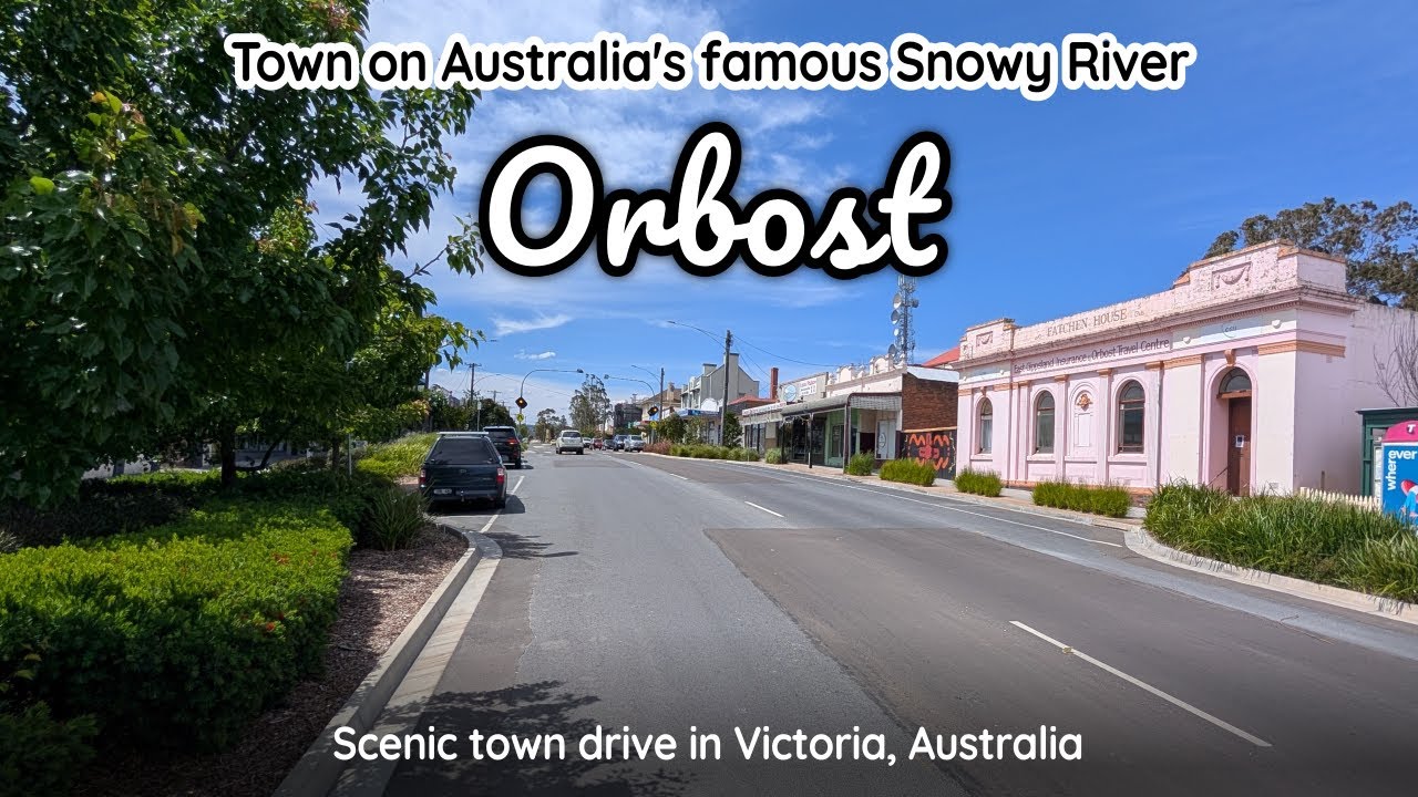 Orbost, on the famous Snowy River, town drive