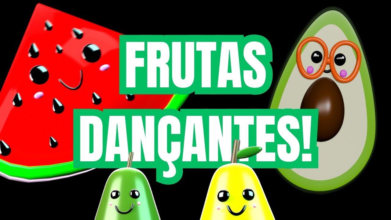 Frutas Dançantes 30 Minutos de Música Sensorial para Bebês e Crianças 432Hz 🍎🍋🌙