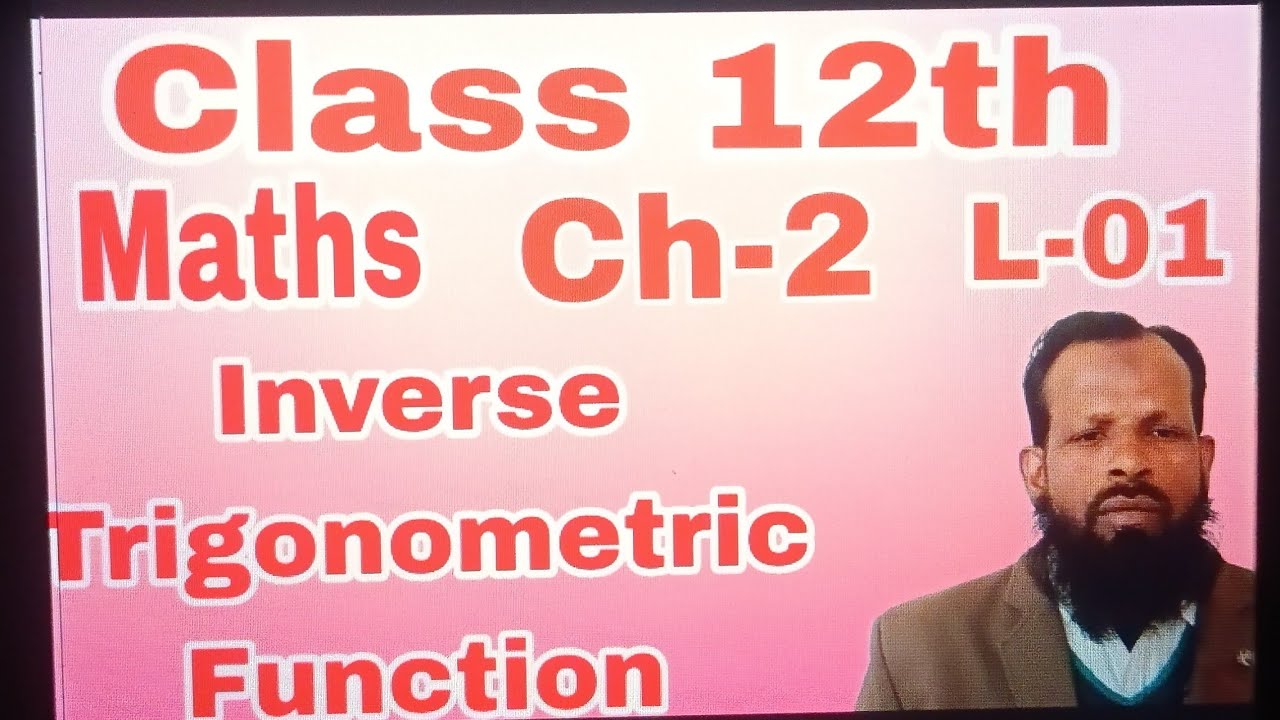 Chapter 2 class 12 Maths. 