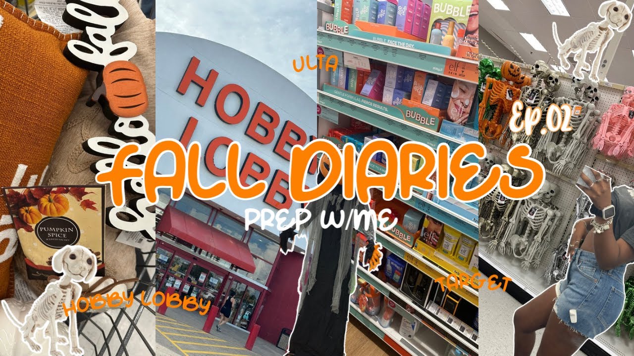 Fall Diaries Ep.02 | Fall Shopping Vlog 🍁 Hobby Lobby, Target & Ulta Finds