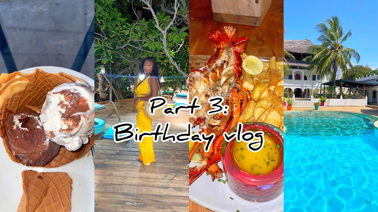 Part 3: Birthday Vlog.Dinner bae, ice cream date & Calamari date #kenyanyoutube #kenya #watamu