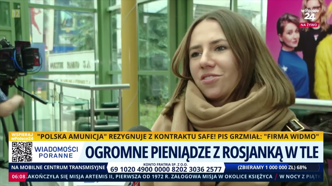 Ogromne pieniądze z Rosjanką w tle! Wiadomości poranne.