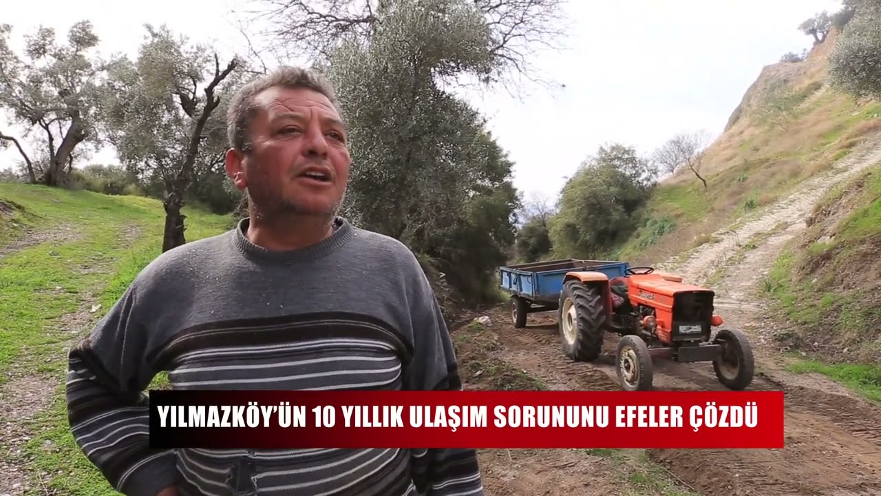 Yılmazköy'ün 10 yıllık ulaşım sorununu Efeler çözdü