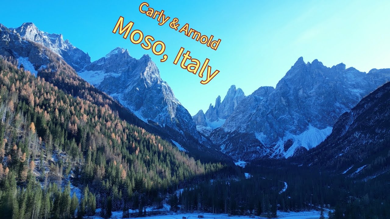 Dolomites, Moso (Moos) Italy. Used a Drone DJI Mini 3 Pro.