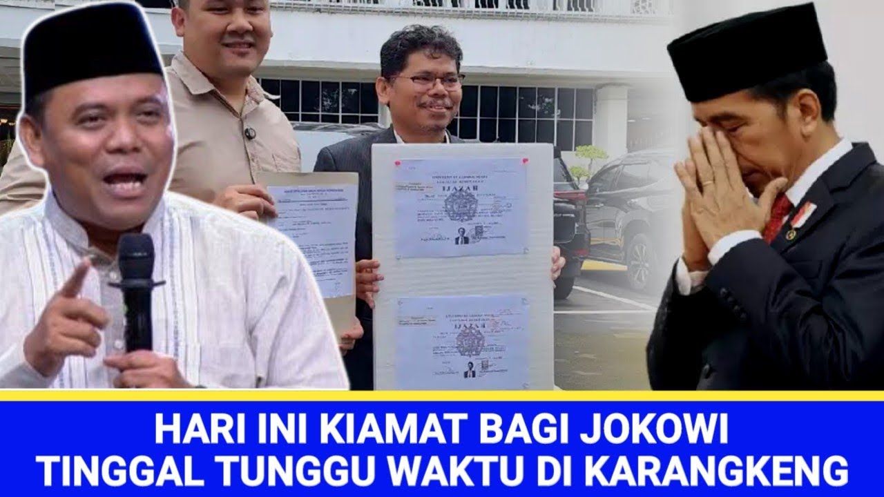 HARI INI KIAMAT BAGI JOKOWI, TINGGAL NUNGGU WAKTU UNTUK DI KARANGKENG