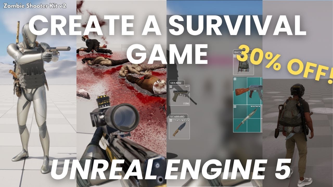 30% OFF! - ZOMBIE SURVIVAL UNREAL ENGINE 5 STARTER KIT