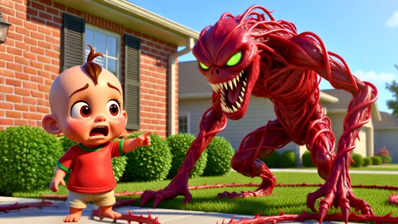 Scary Monster Come Home Song | Hooray, Hooray Rhymes | Tiny Miny Media Baby Kids Song