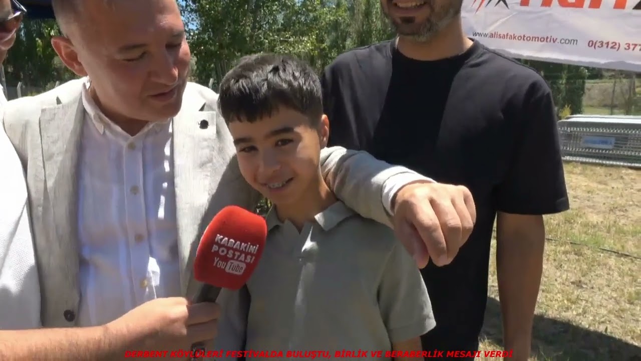 Derbent köyünde Birlik, beraberlik ve türküler eşliğinde halaylarla çoştu
