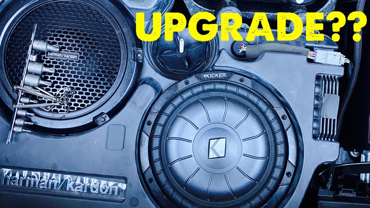 Обновление сабвуфера Harmon Kardon с помощью Kickers / Тест звука Dodge Challenger